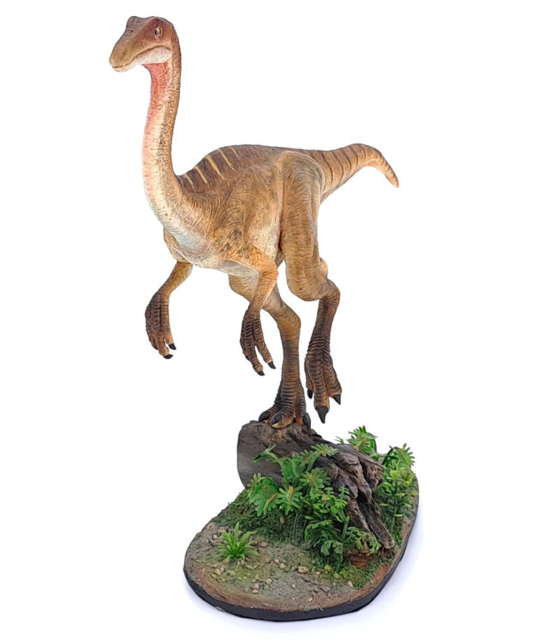 Gallimimus, hellbraun, Dinosaurier Modell von Galileo Hernandez – Bild 3